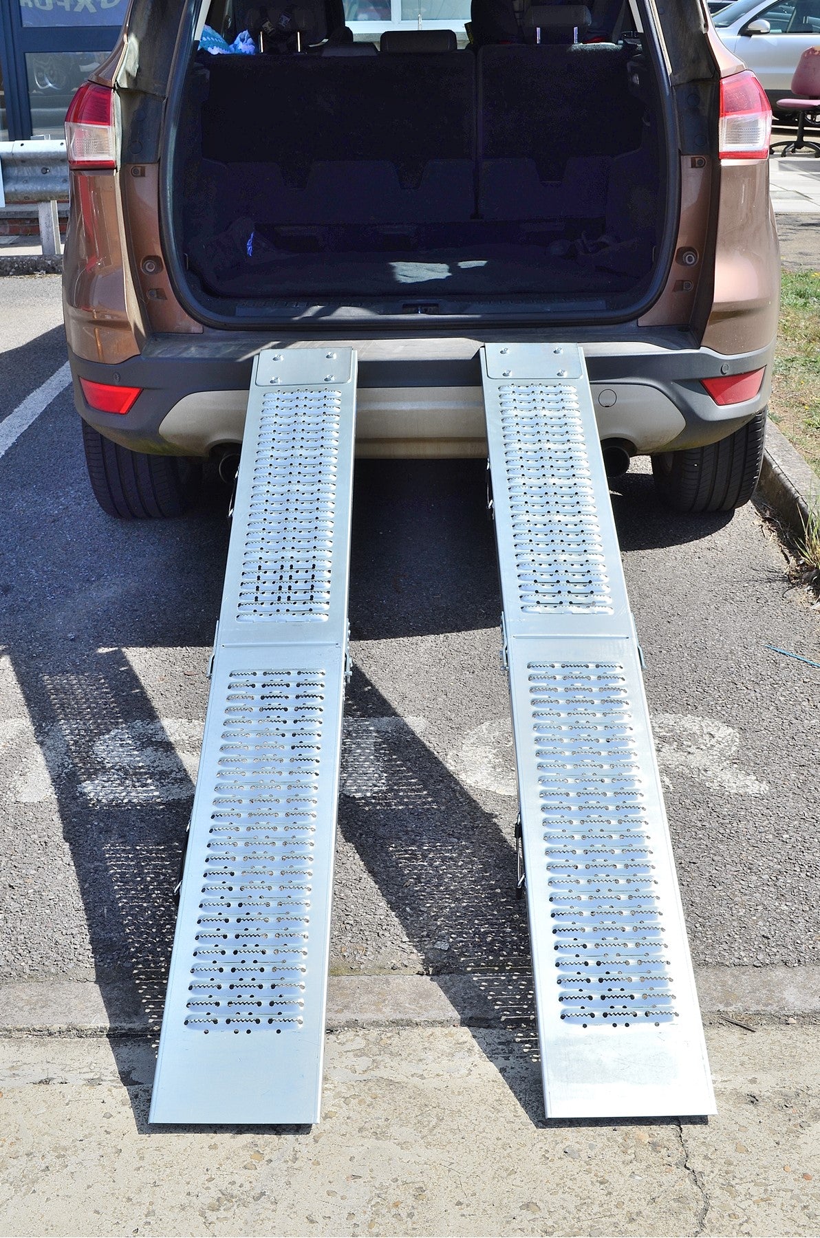 Hilka Galvanised Loading Ramps Folding 83295504