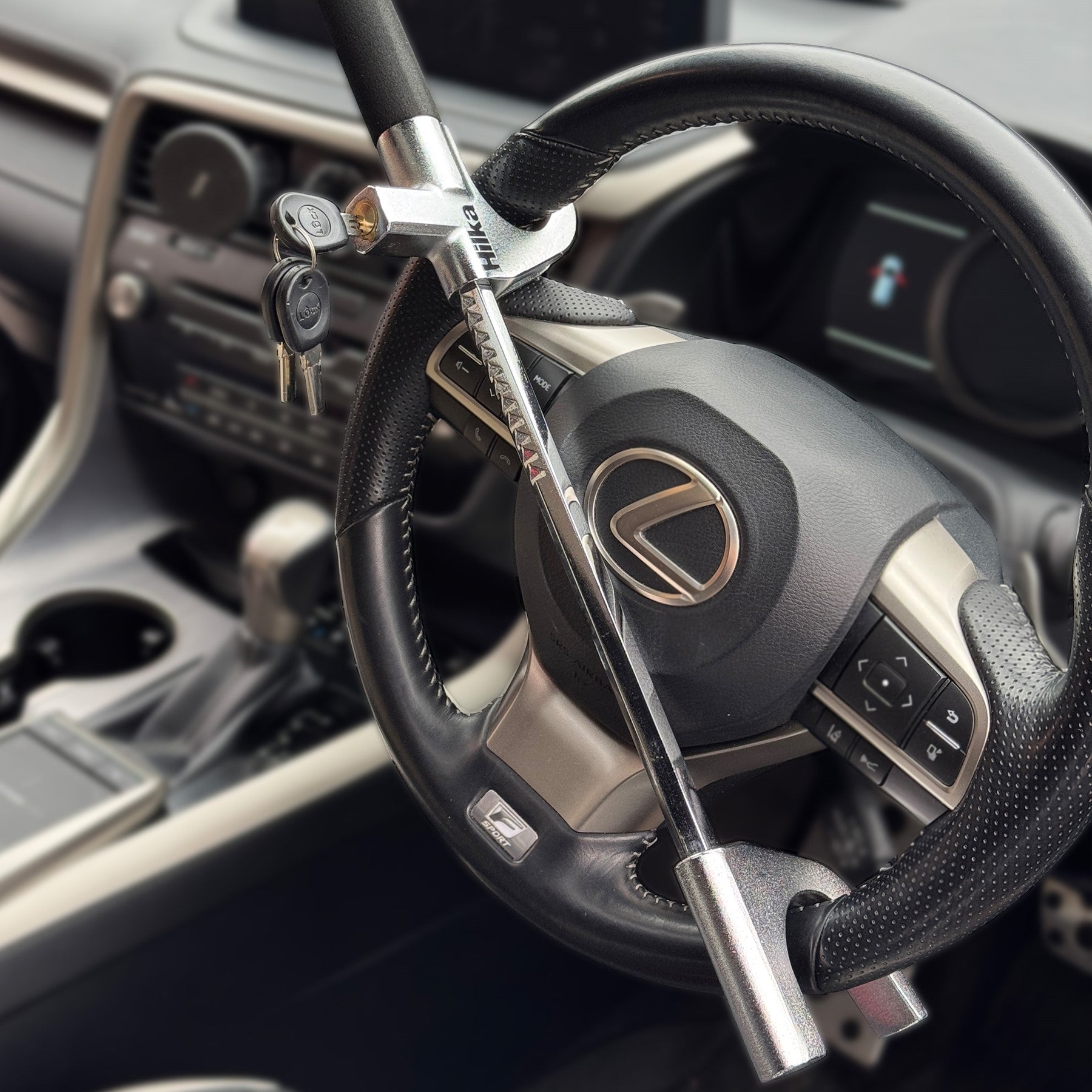 Hilka Steering Wheel Lock with Safety Hammer 83550422