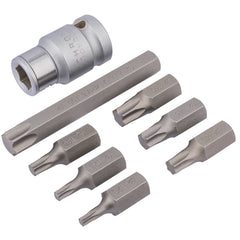 Draper Expert TX-STAR® Bit Set, 1/2" Sq. Dr. (8 Piece)  83562