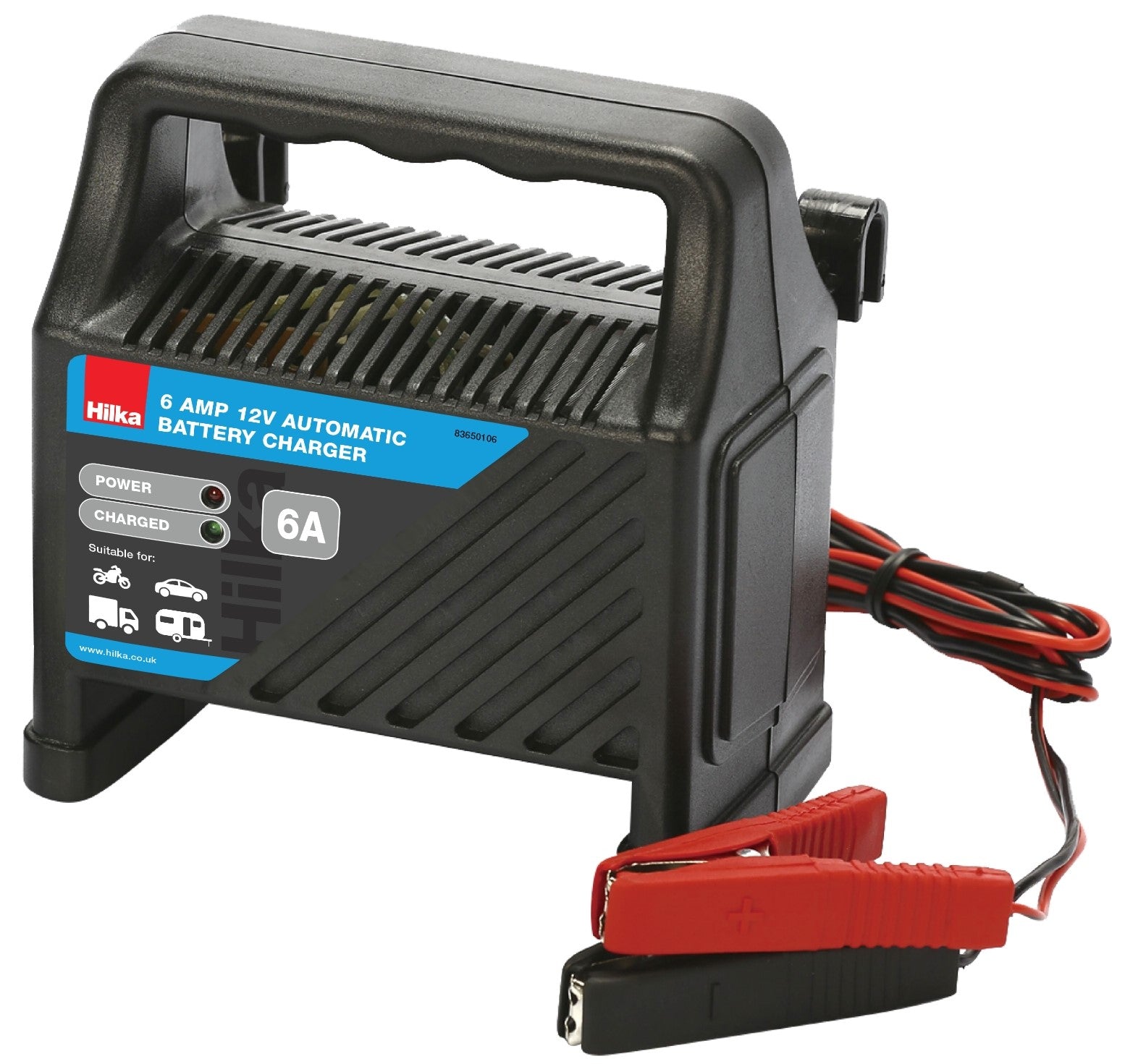 Hilka 6 Amp 12v Automatic Battery Charger 83650106