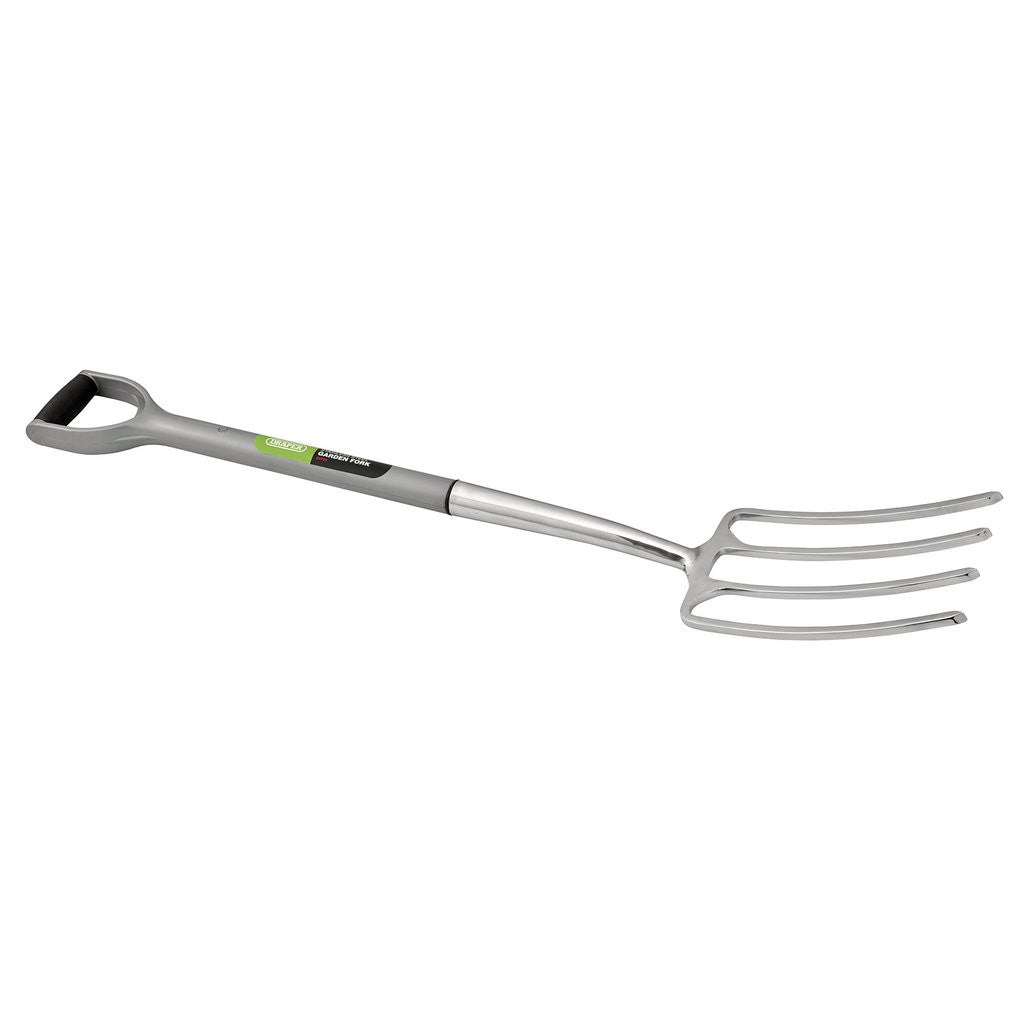Draper Stainless Steel Garden Fork with Soft Grip Handle  83755
