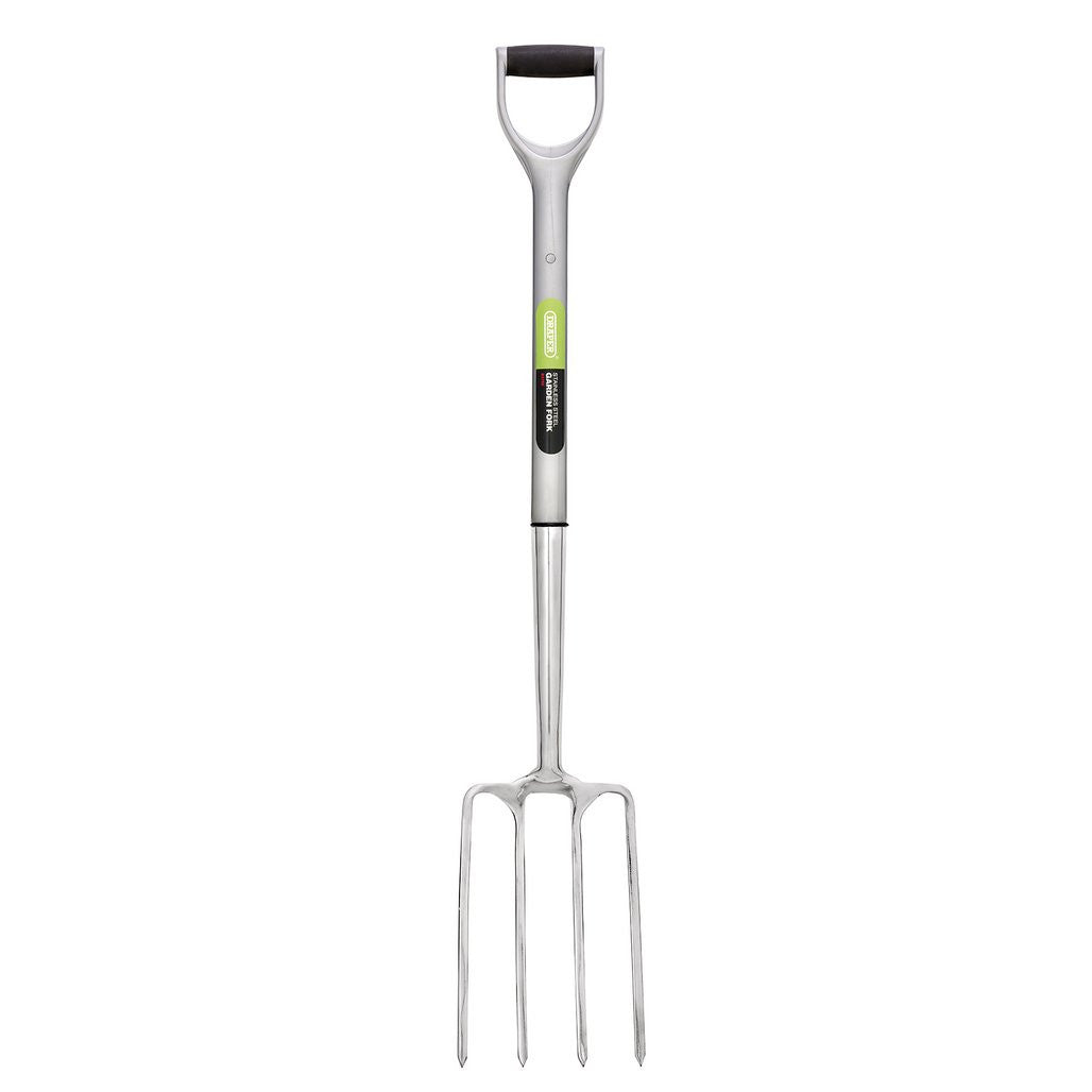 Draper Stainless Steel Garden Fork with Soft Grip Handle  83755