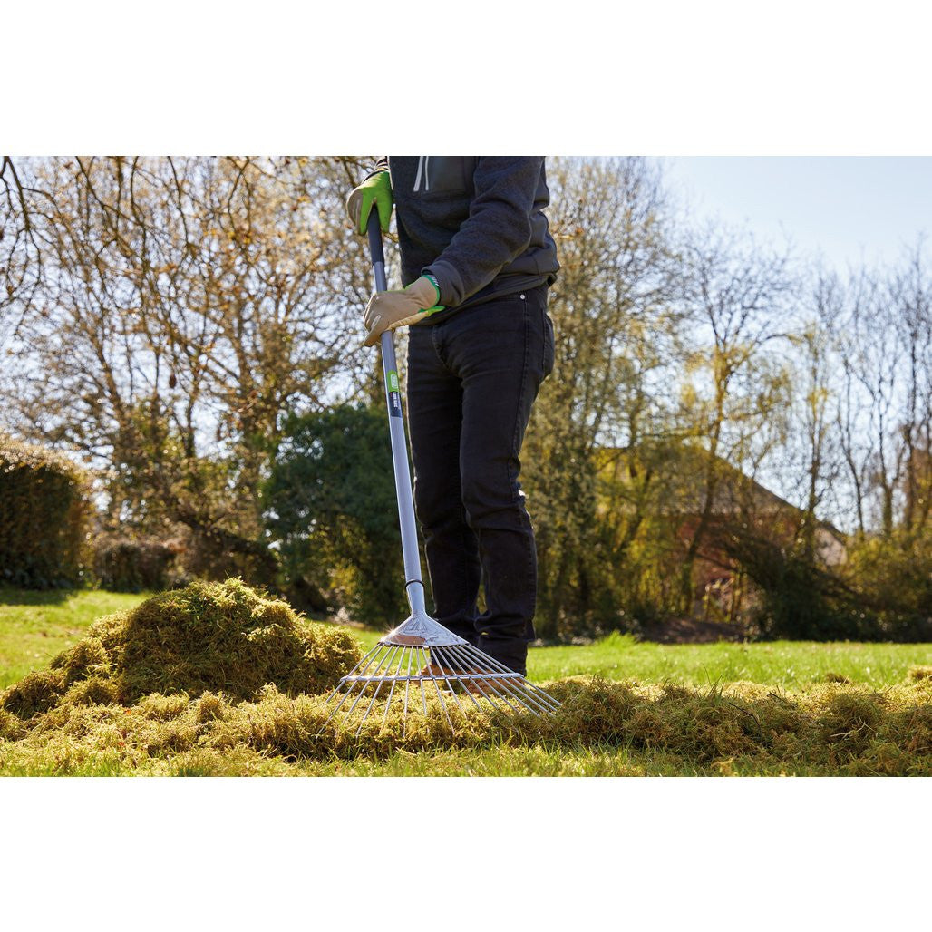 Draper Stainless Steel Soft Grip Lawn Rake  83764