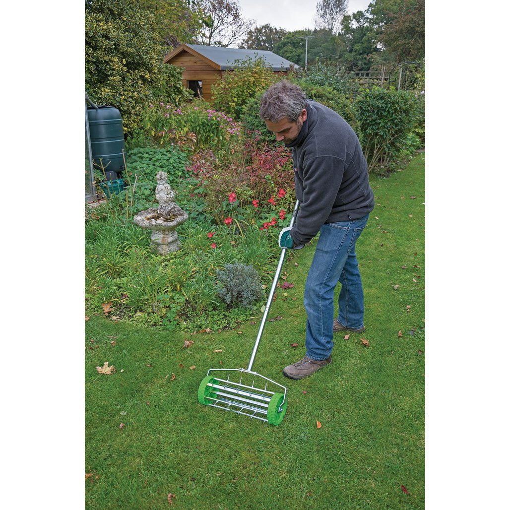 Draper Rolling Lawn Aerator Spiked Drum, 450mm  83983