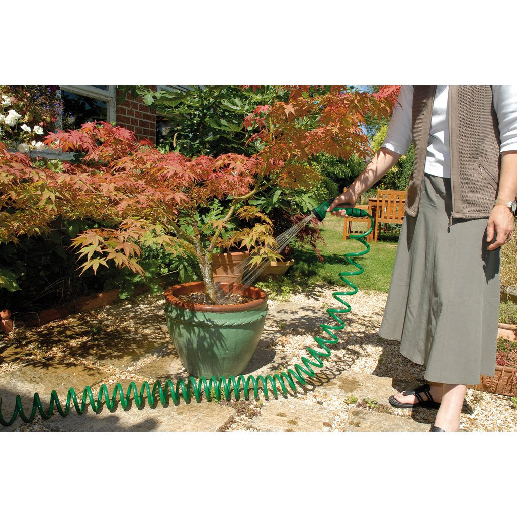 Draper Recoil Hose with Spray Gun and Tap Connector, 30m  83986