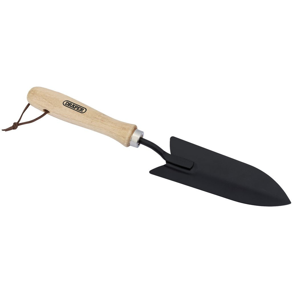 Draper Carbon Steel Transplanting Trowel with Hardwood Handle  83992