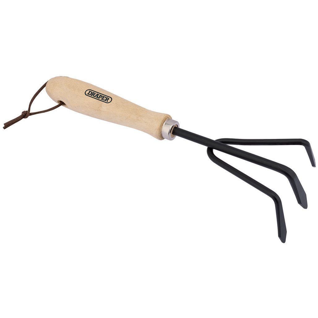 Draper Carbon Steel Hand Fork, Cultivator and Trowel with Hardwood Handles  83993