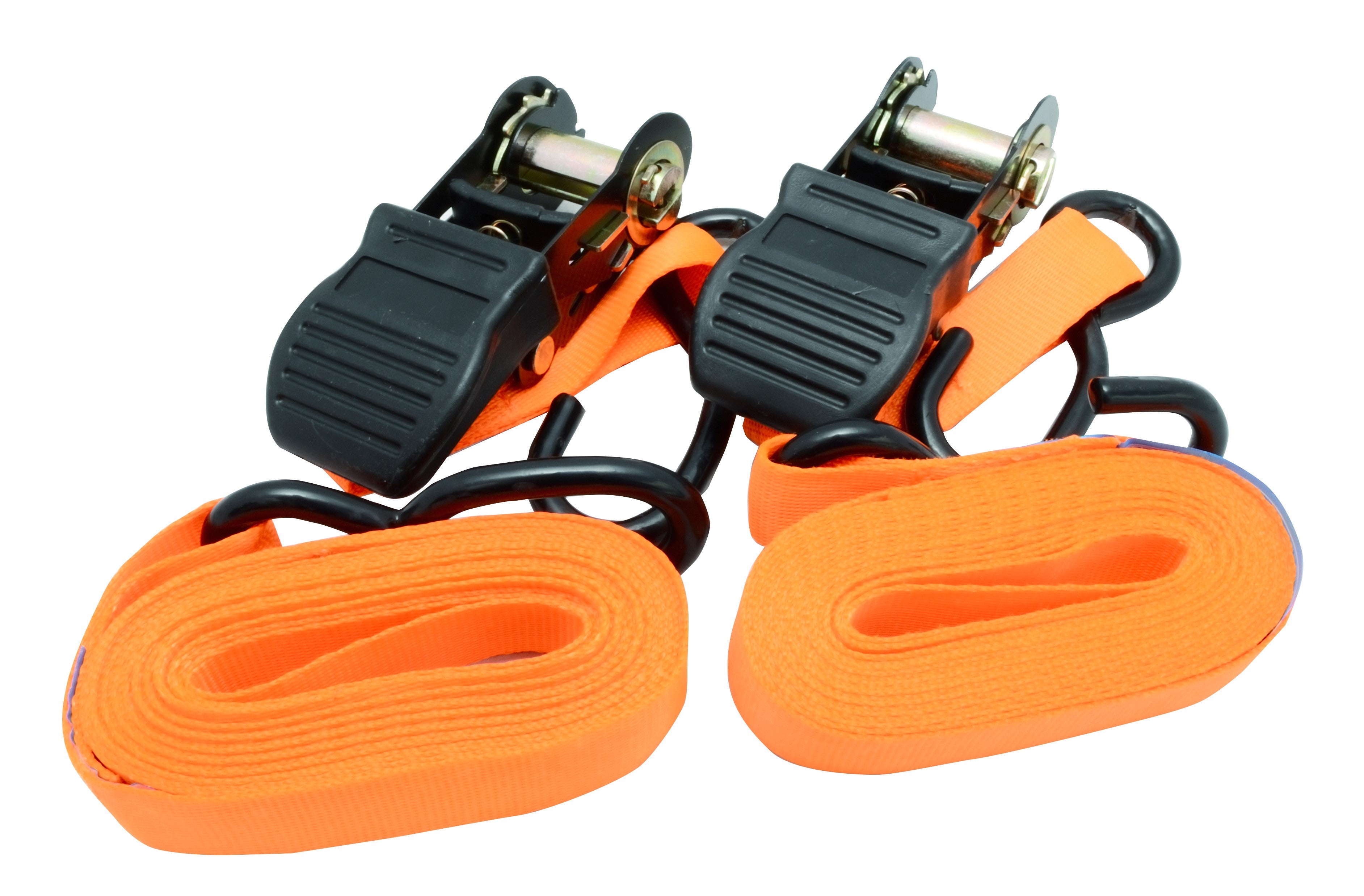 Hilka 2 pce 25mm x 4.5m Ratchet Tie Downs 84134002