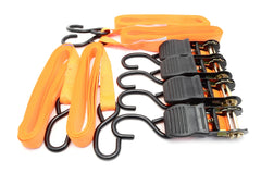 Hilka 4 pce 25mm x 4.5m Ratchet Tie Downs 84135025