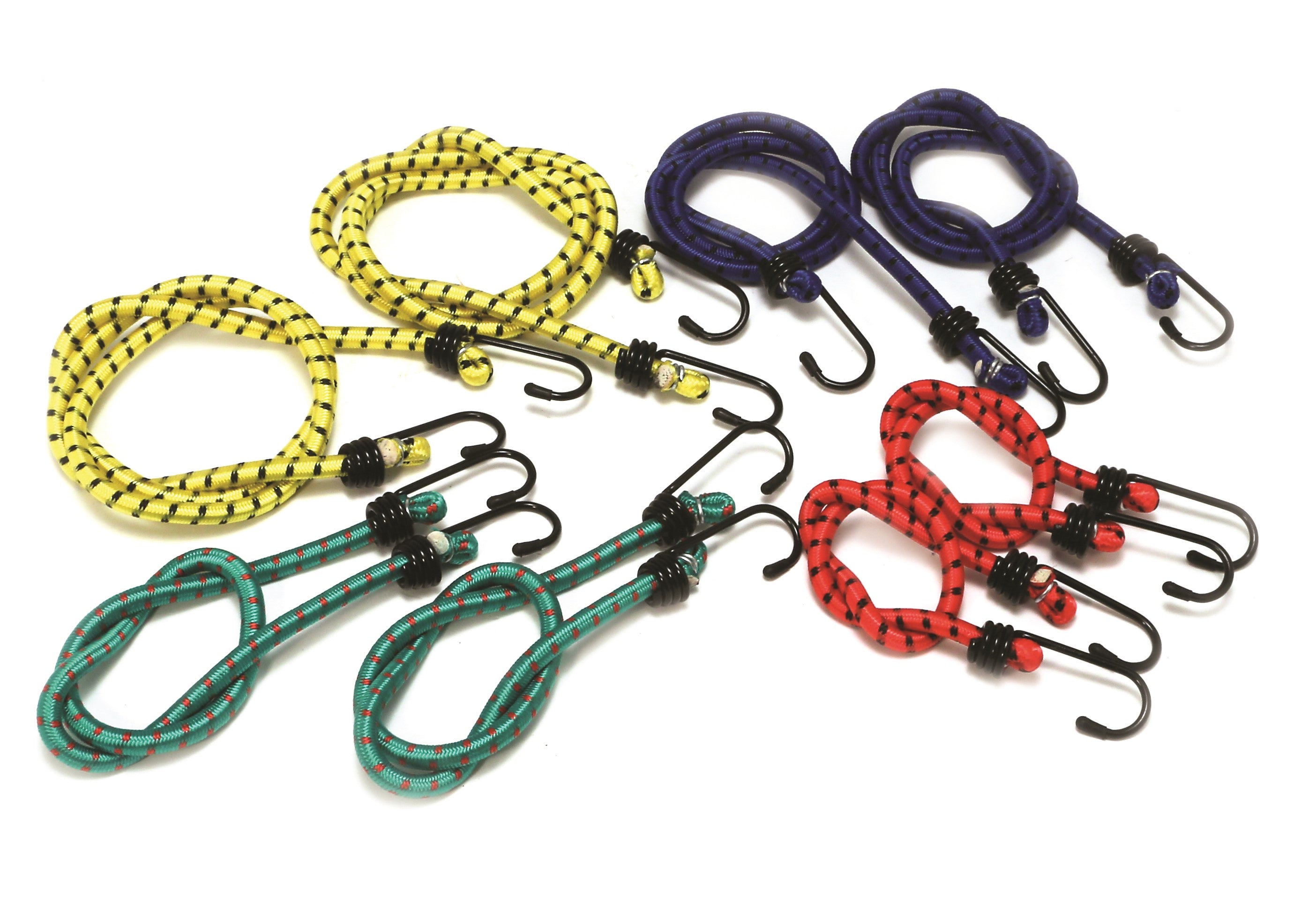 Hilka 8 pce Mixed 8mm Bungee Straps Set 84580080