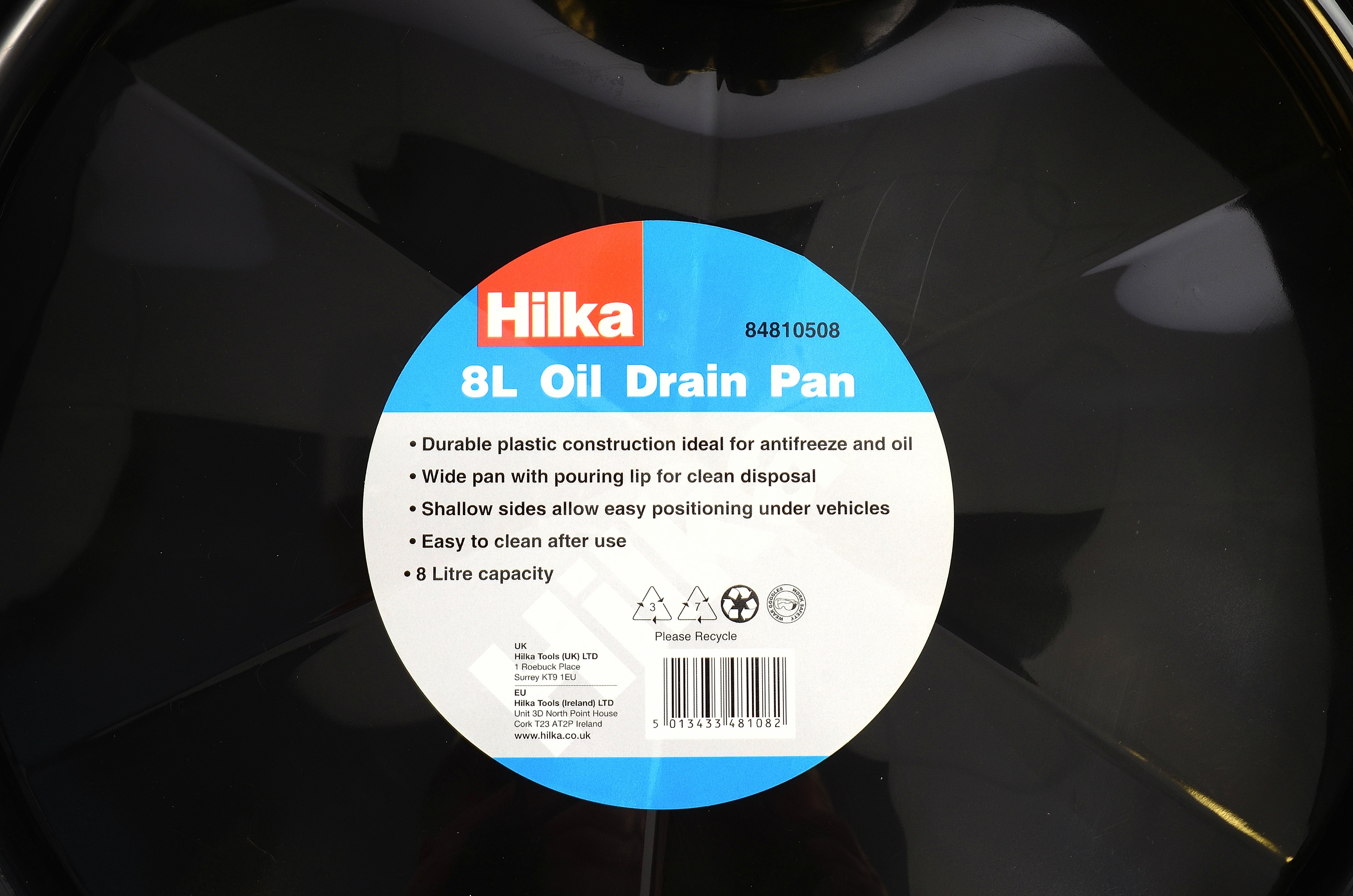 Hilka 8L Oil Drain Pan 84810508