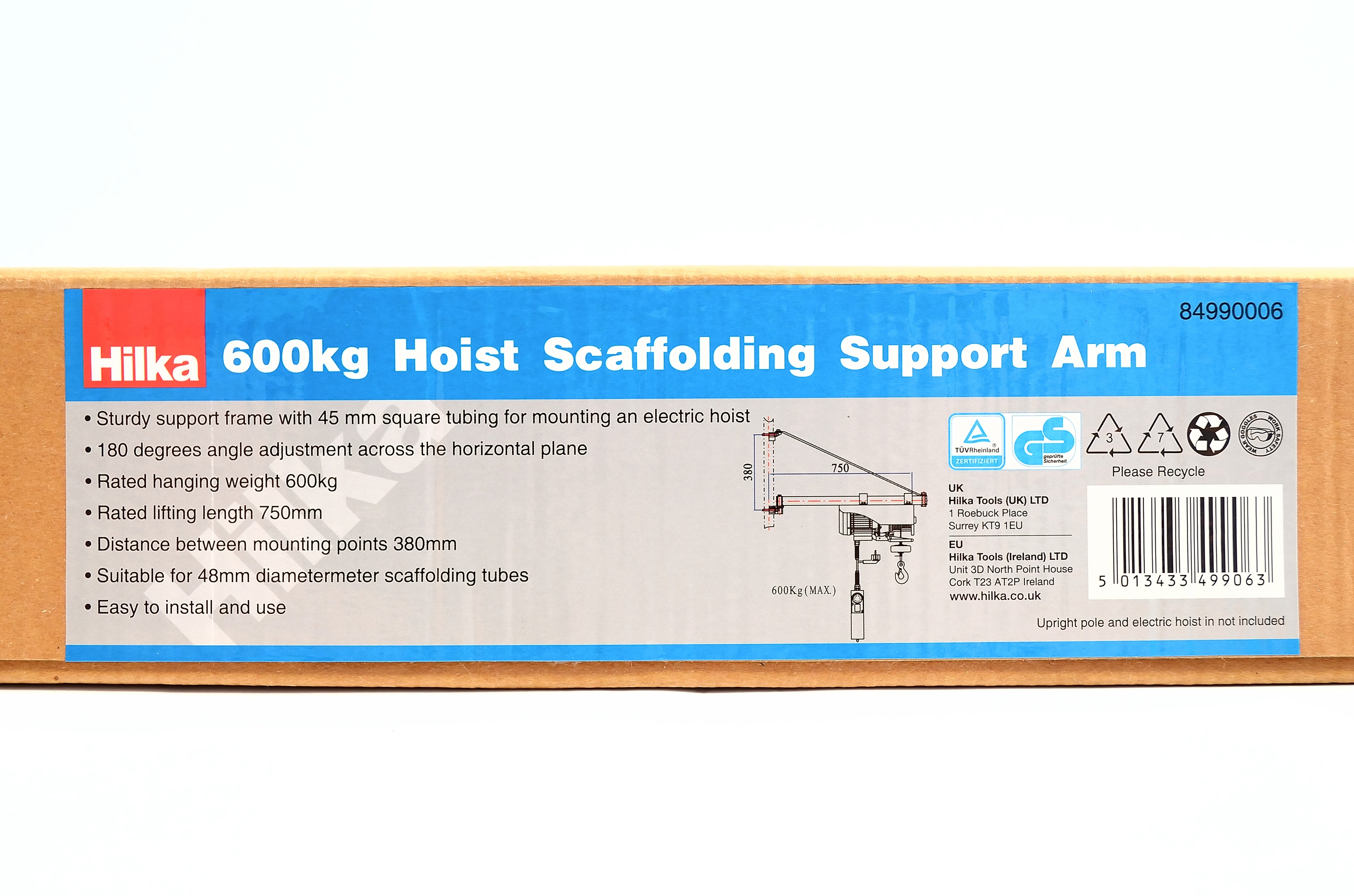 Hilka 600kg Hoist Scaffolding Support Arm 84990006