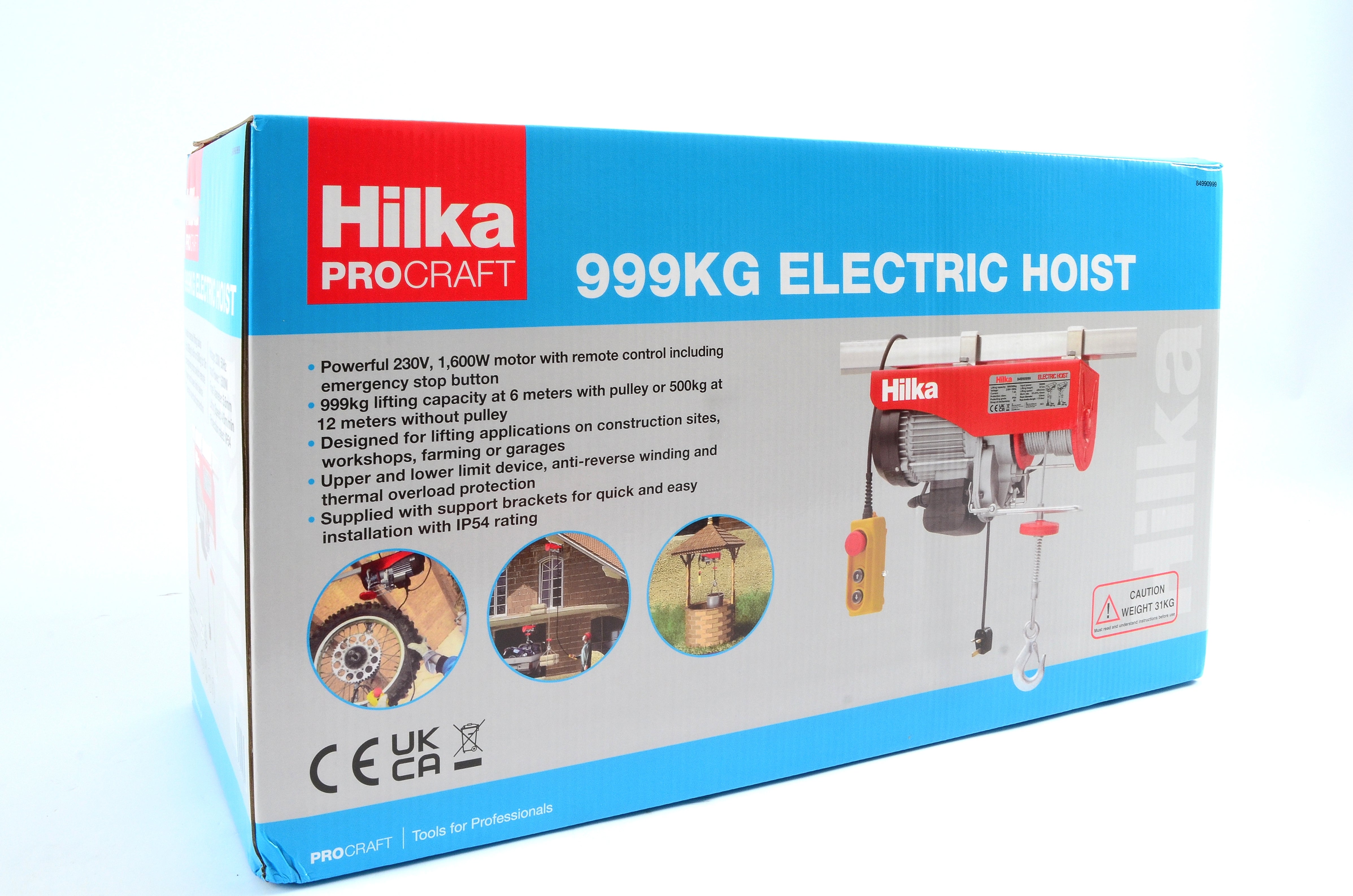 Hilka 999kg Electric Hoist 84990999