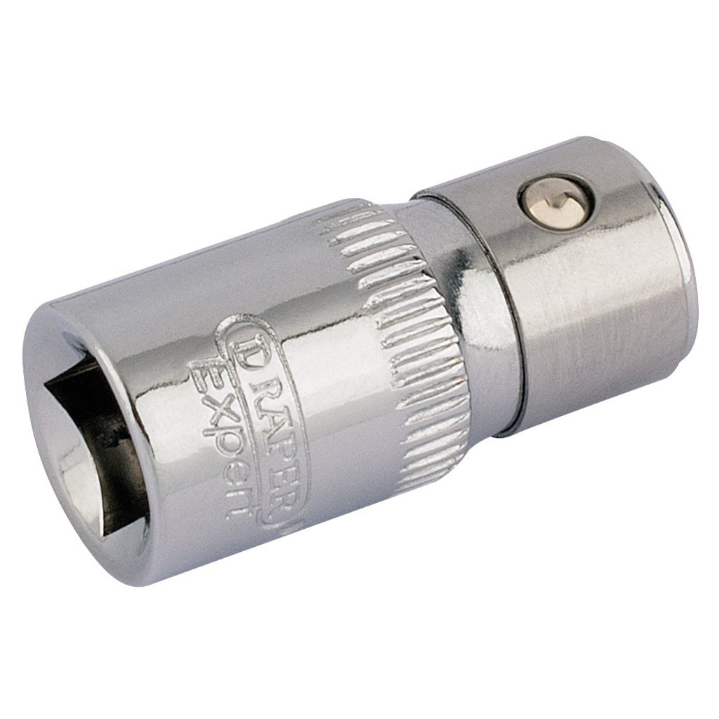 Draper Expert Screwdriver Bit Holding Socket, 1/4" Sq. Dr. x 1/4" Hexagon  85125