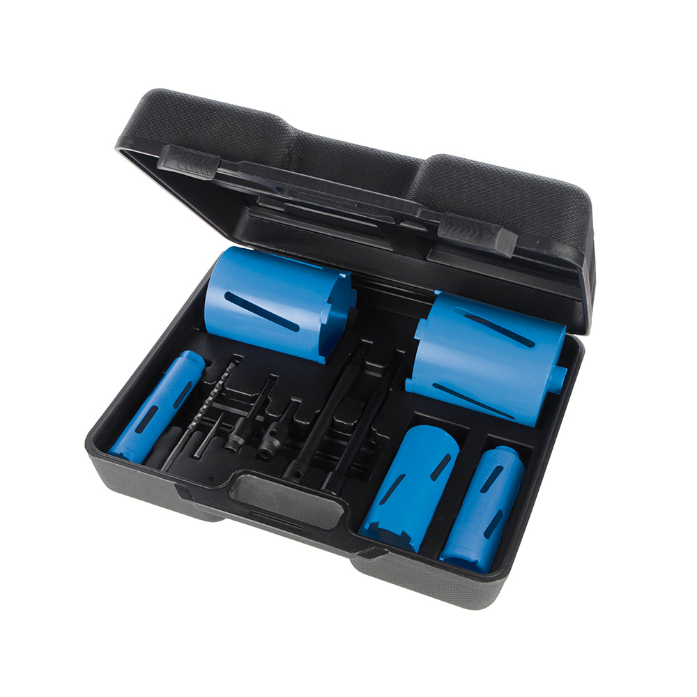 Silverline Diamond Core Drill Kit 5-Core 11pce 868616