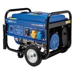 Draper Expert Petrol Generator with Wheels, 2500W   87088
