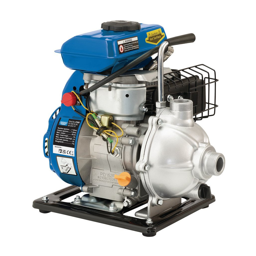 Draper Expert Petrol Water Pump, 85L/min, 2.5HP  87680