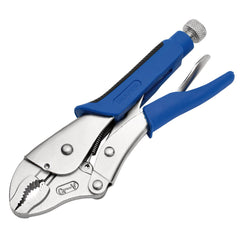 Draper Soft Grip Curved Jaw Self Grip Pliers, 220mm  89124