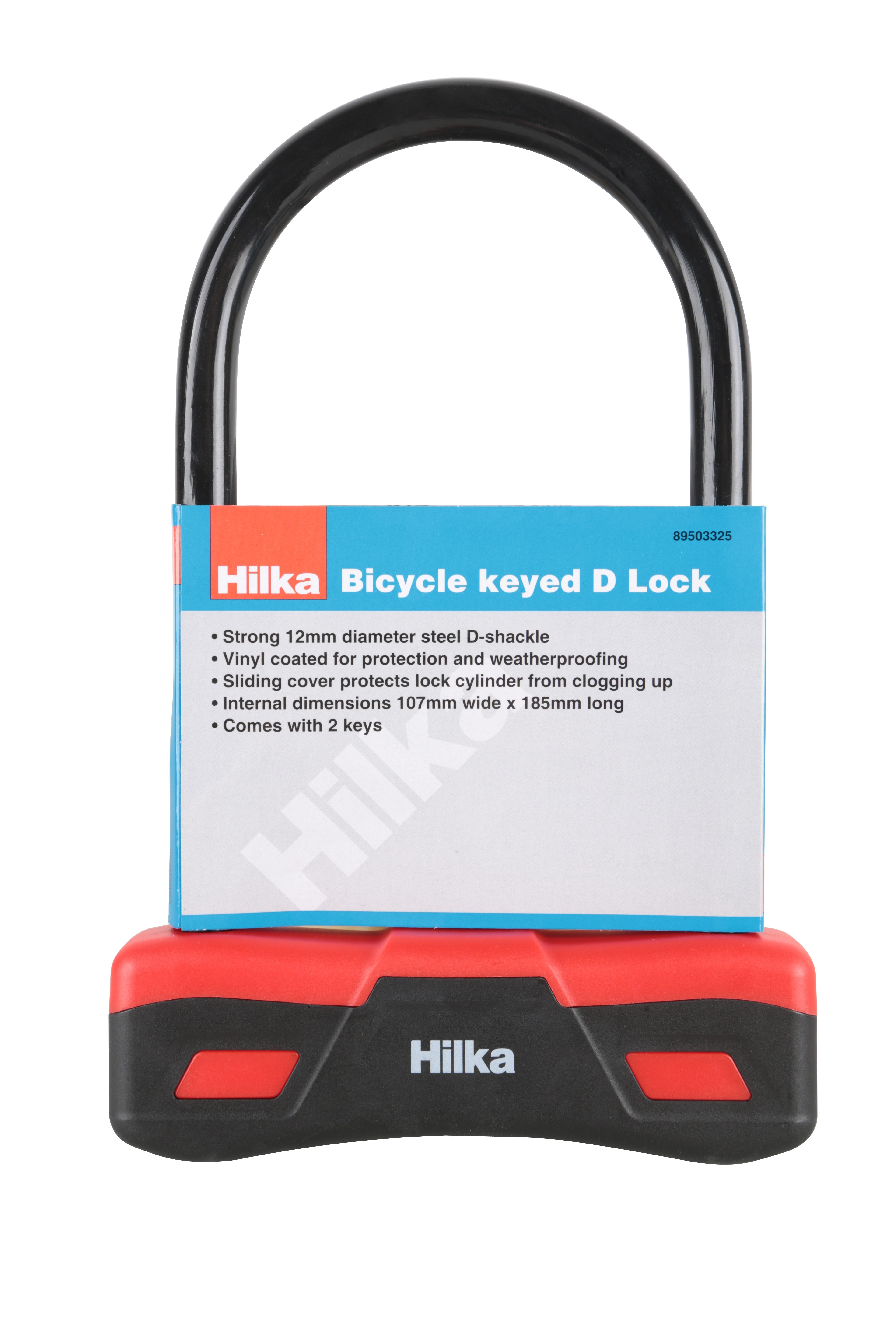 Hilka Bicycle Keyed D Lock 89503325