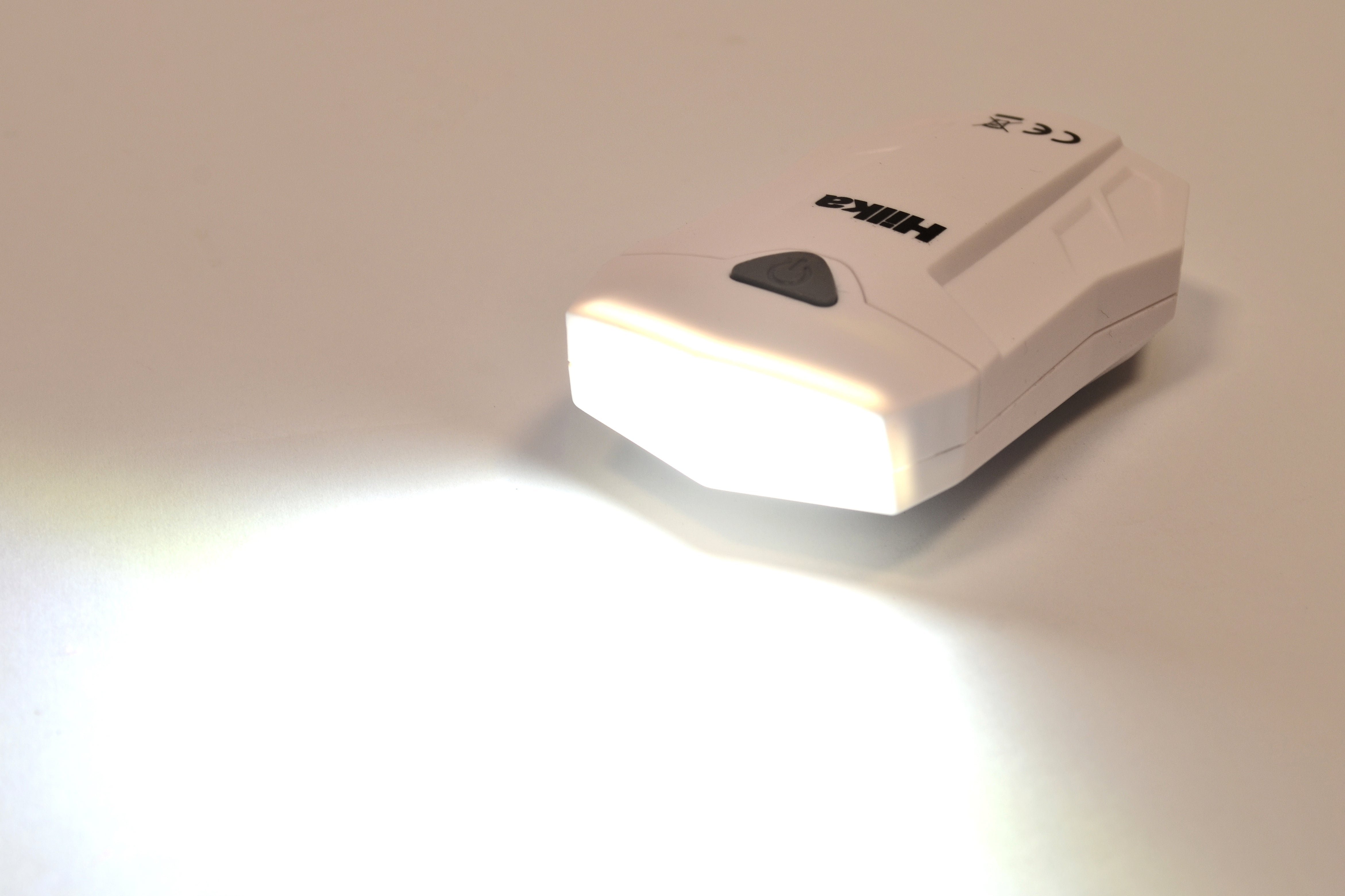 Hilka White COB Front Bike Light with Batteries 89508501