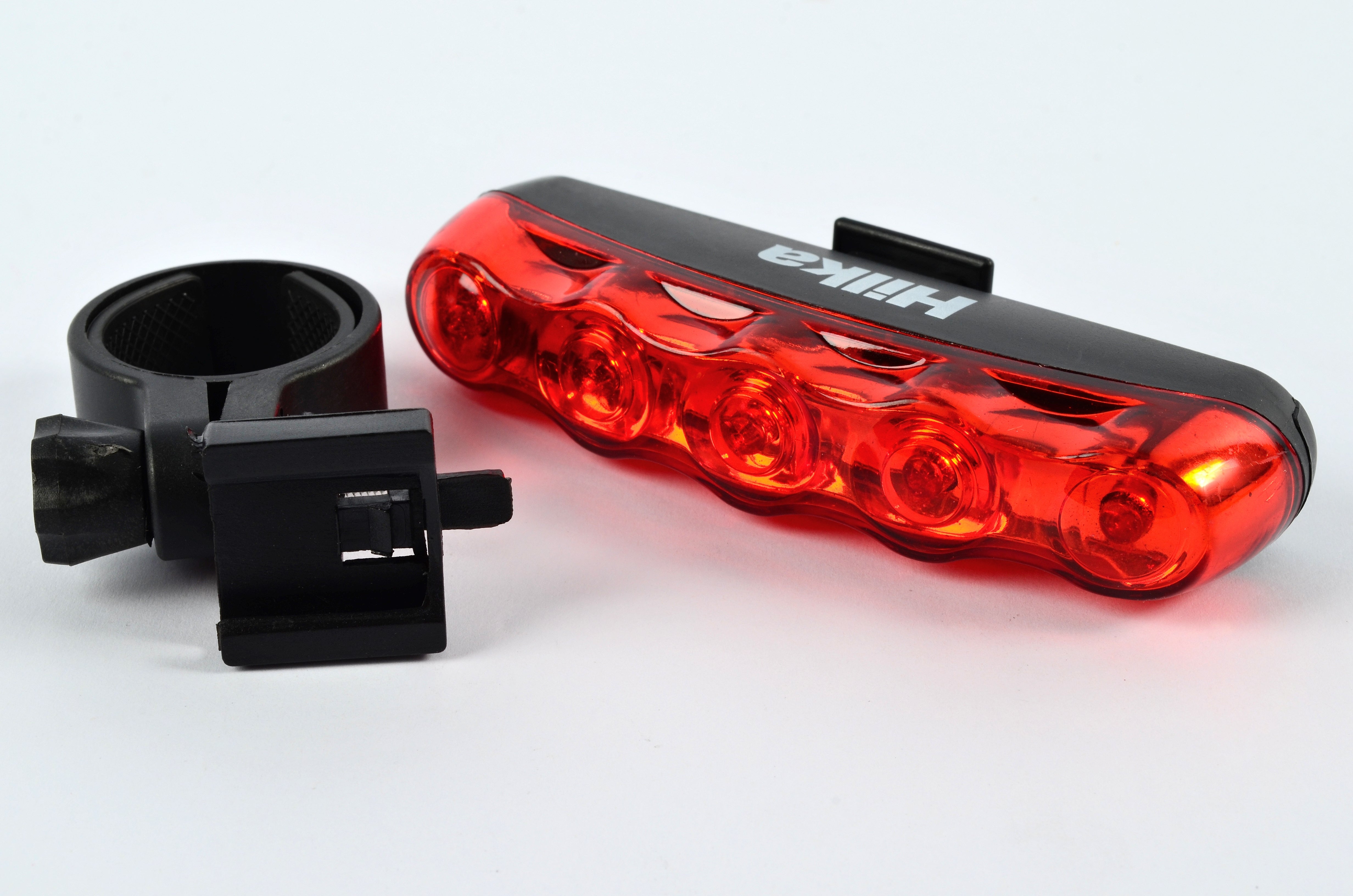 Hilka Red LED Rear Bike Light with Batteries 89508502