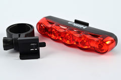 Hilka Red LED Rear Bike Light with Batteries 89508502
