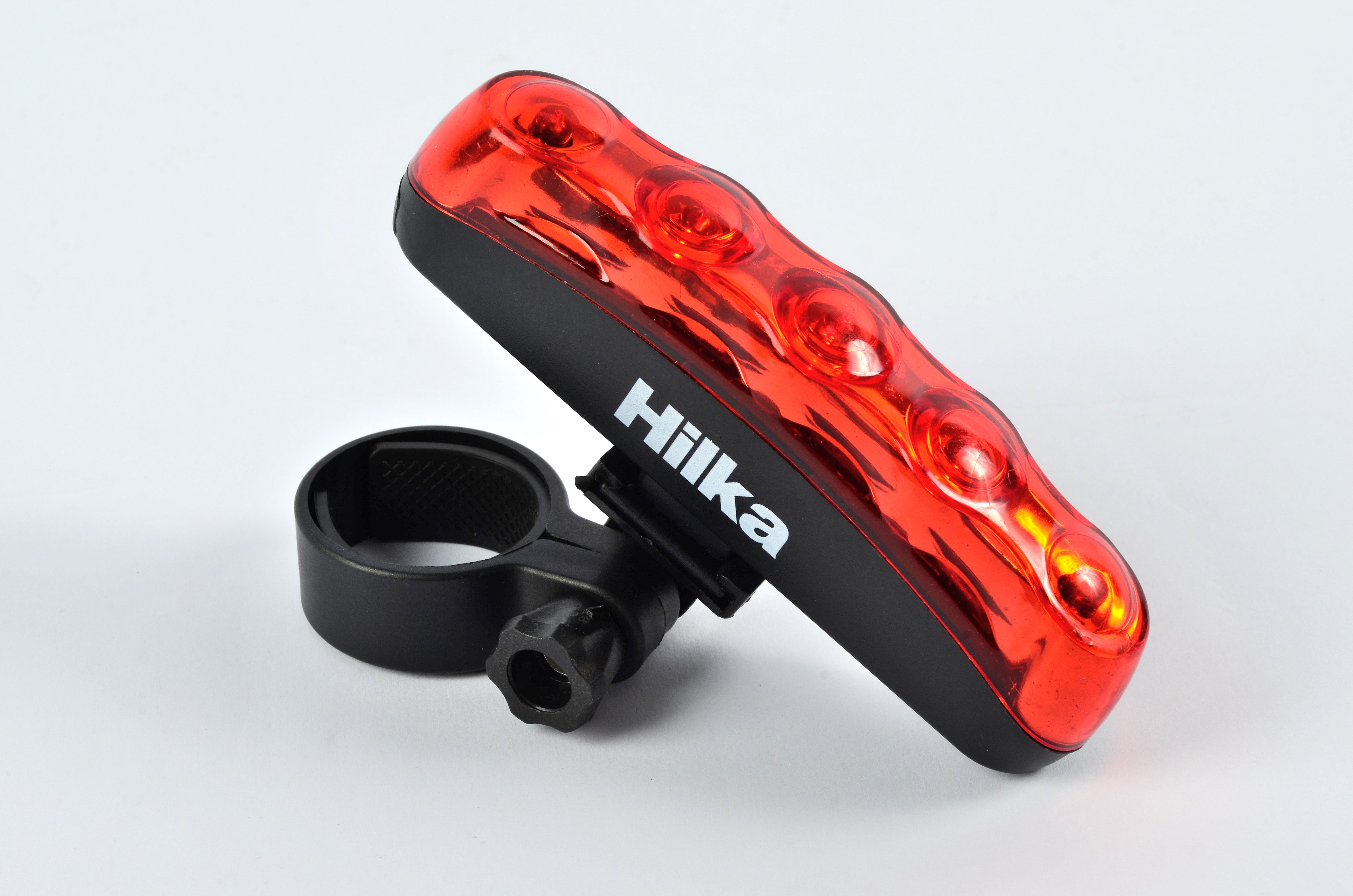 Hilka Red LED Rear Bike Light with Batteries 89508502