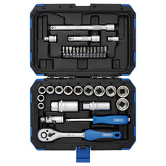 Draper Metric Socket Set, 3/8" Sq. Dr. (34 Piece)  89558