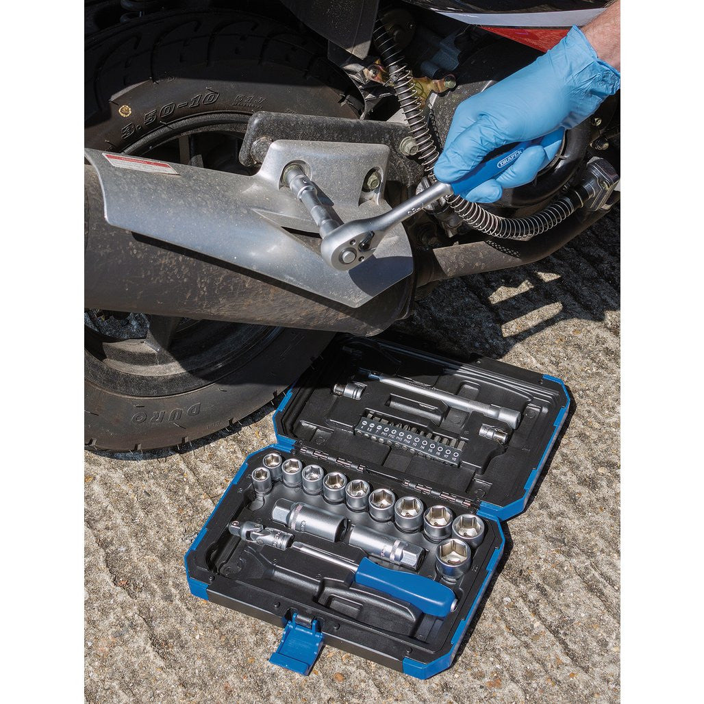 Draper Metric Socket Set, 3/8" Sq. Dr. (34 Piece)  89558