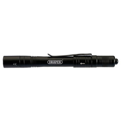 Draper LED Rechargeable Aluminium Penlight, 1W, 80 Lumens 90099