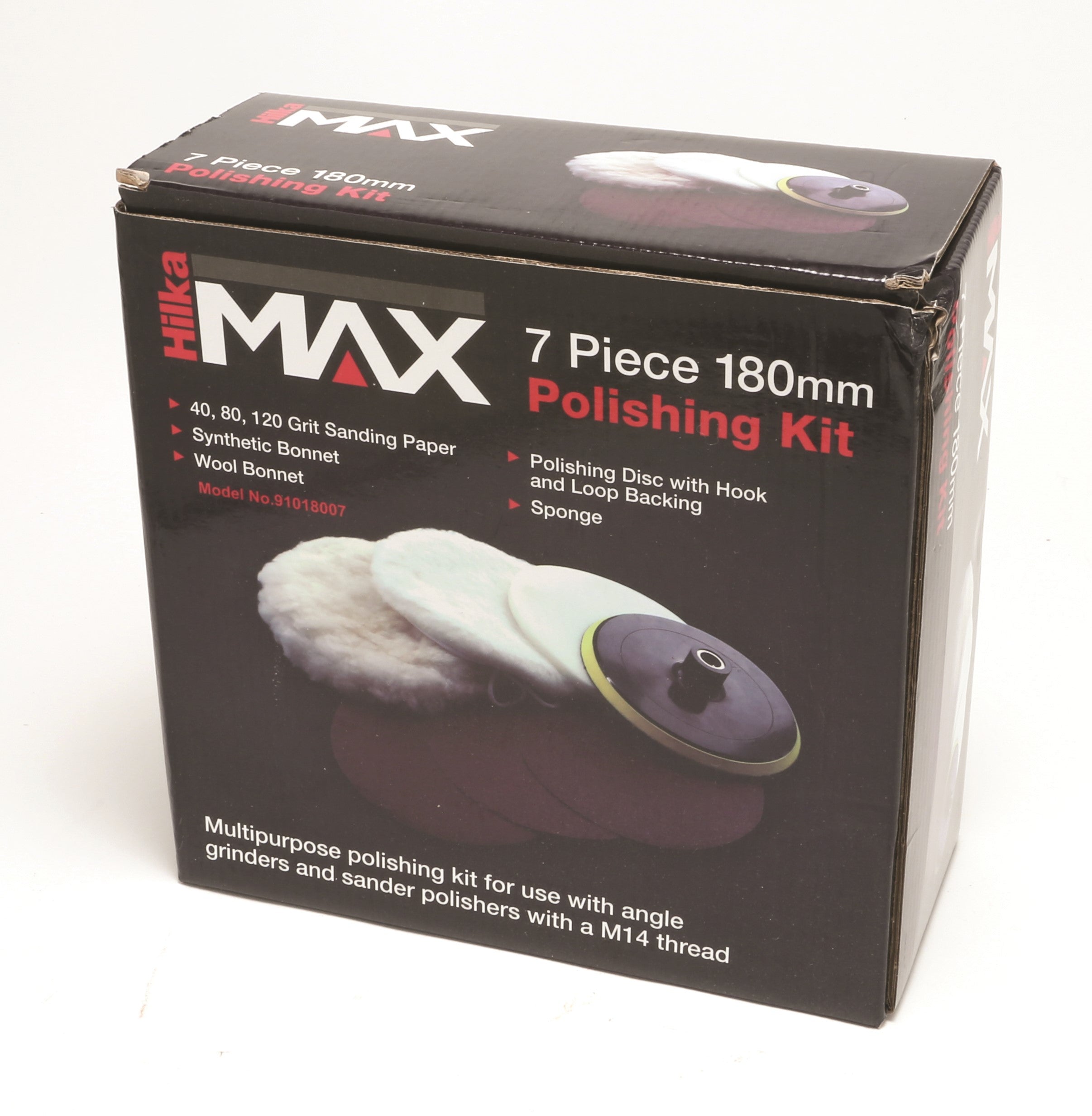 Hilka 7 pce 180mm Polishing Kit 91018007