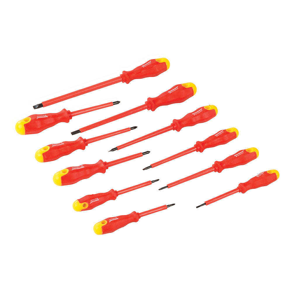 Silverline Insulated Soft-Grip Screwdriver Set 11pce 918535