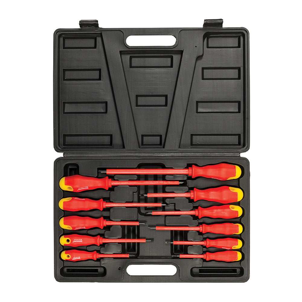 Silverline Insulated Soft-Grip Screwdriver Set 11pce 918535