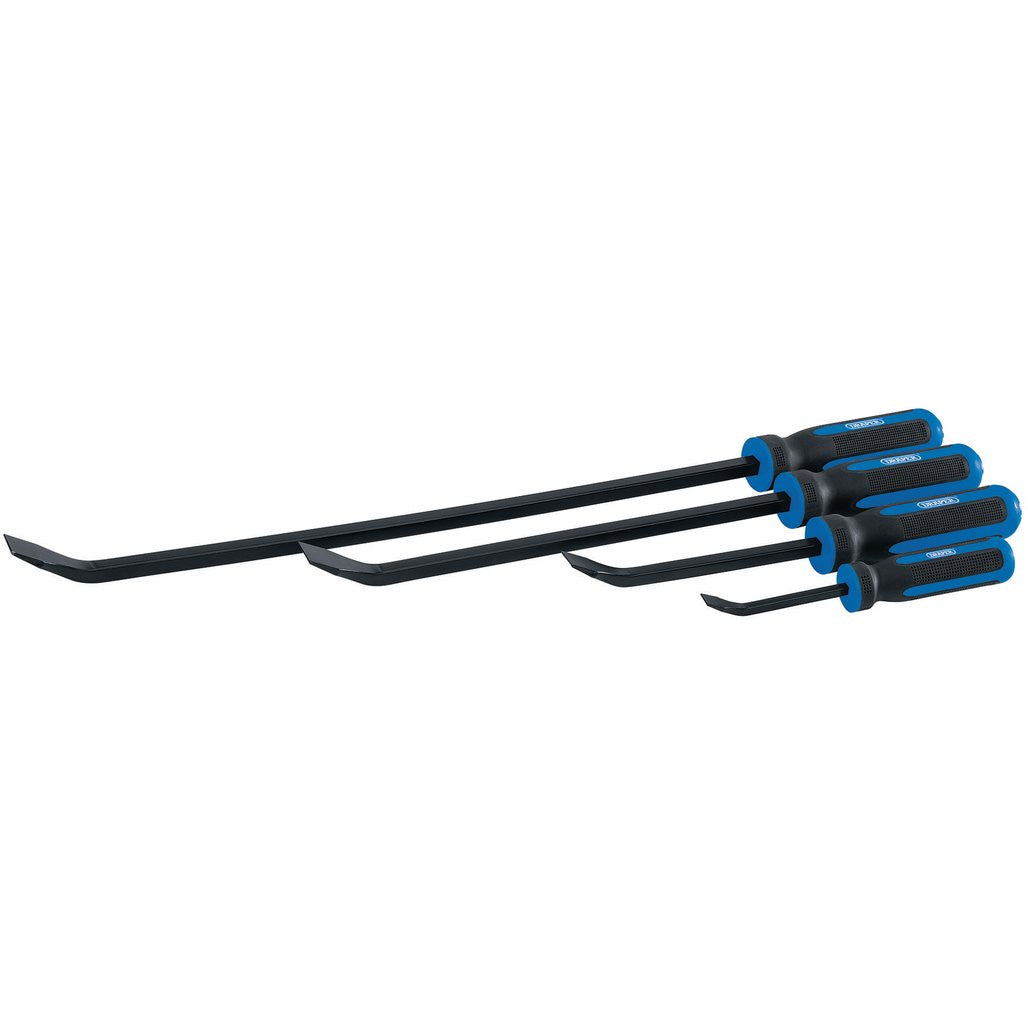 Draper 'Pound Thru' Soft Grip Pry Bar Set (4 Piece)  92034