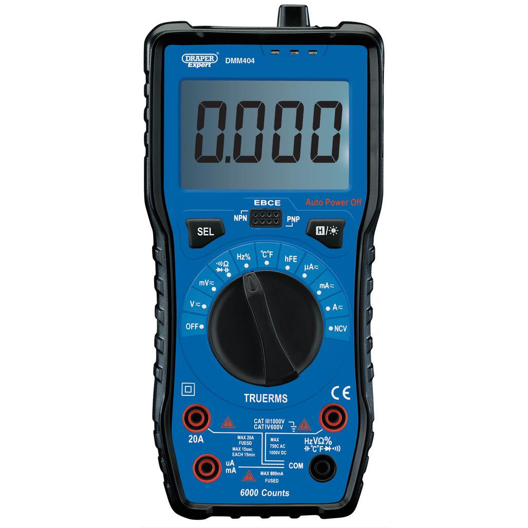 Draper Expert Auto & Manual Ranging Digital Multimeter 92433
