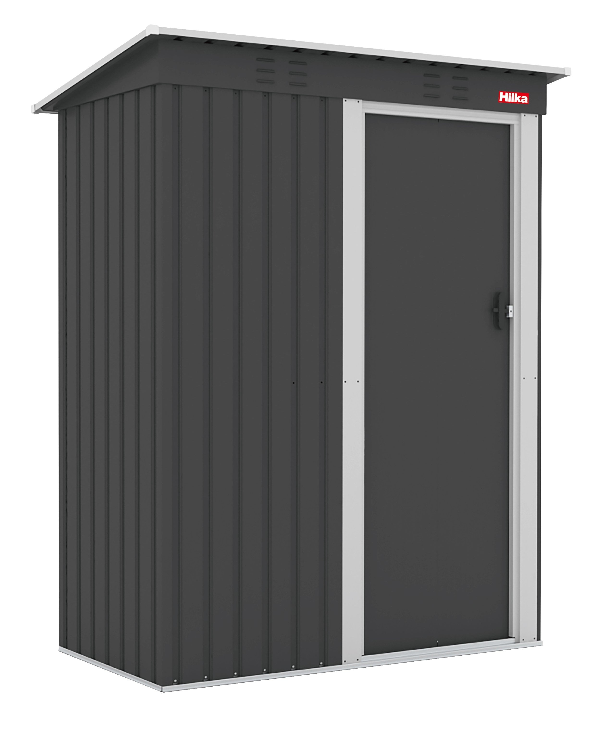 Hilka 5X3FT Metal Garden Shed 92900181