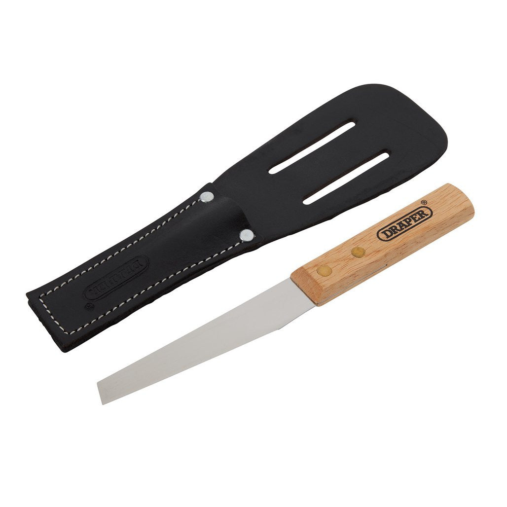Draper Shoe or Leather Knife with Belt Holster, 115mm  93067