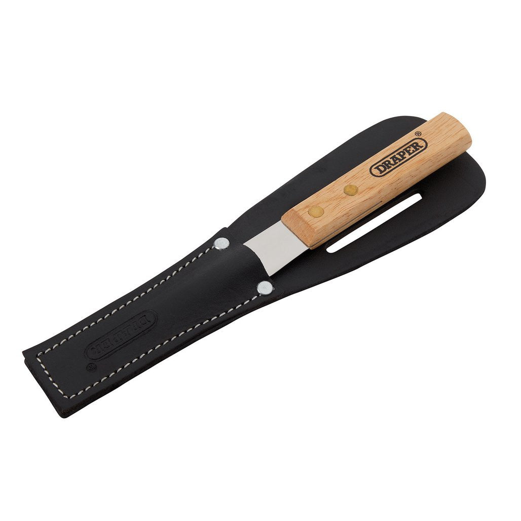 Draper Shoe or Leather Knife with Belt Holster, 115mm  93067
