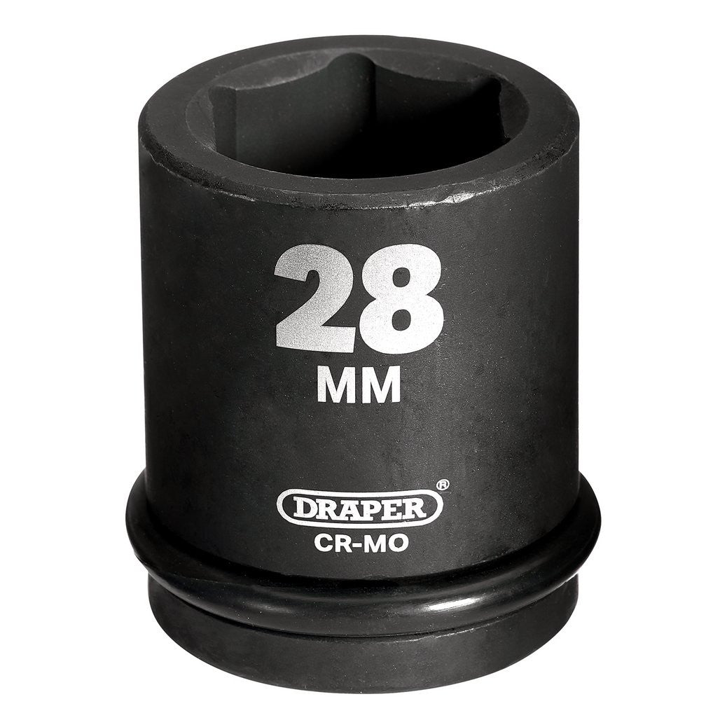 Draper HI-TORQ® 6 Point Impact Socket, 3/4" Sq. Dr., 28mm  93241