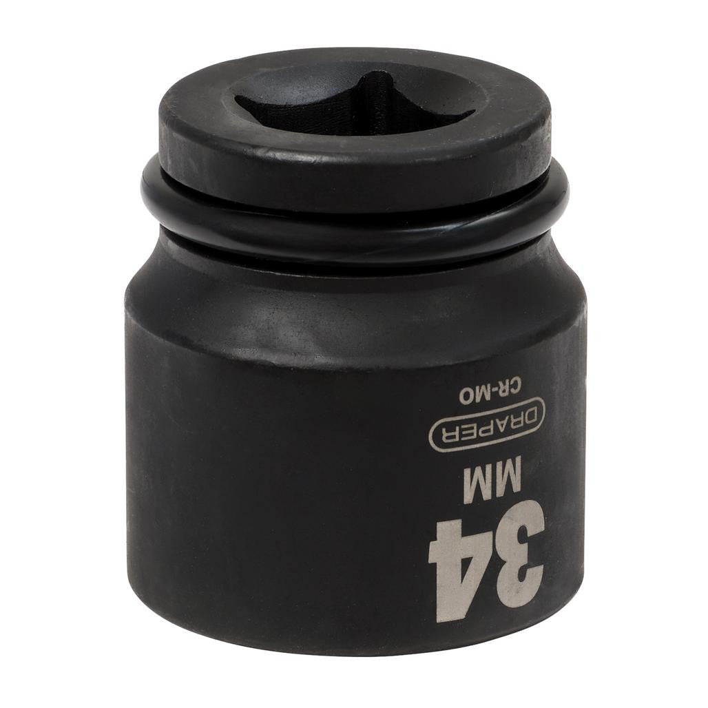 Draper HI-TORQ® 6 Point Impact Socket, 3/4" Sq. Dr., 34mm  93267