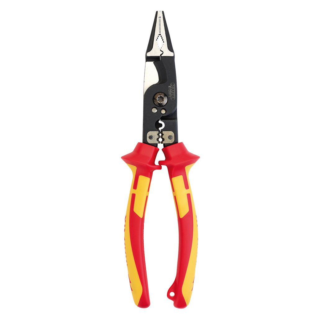 Draper XP1000® VDE Tethered 8-in-1 Electricians Pliers, 215mm  94605