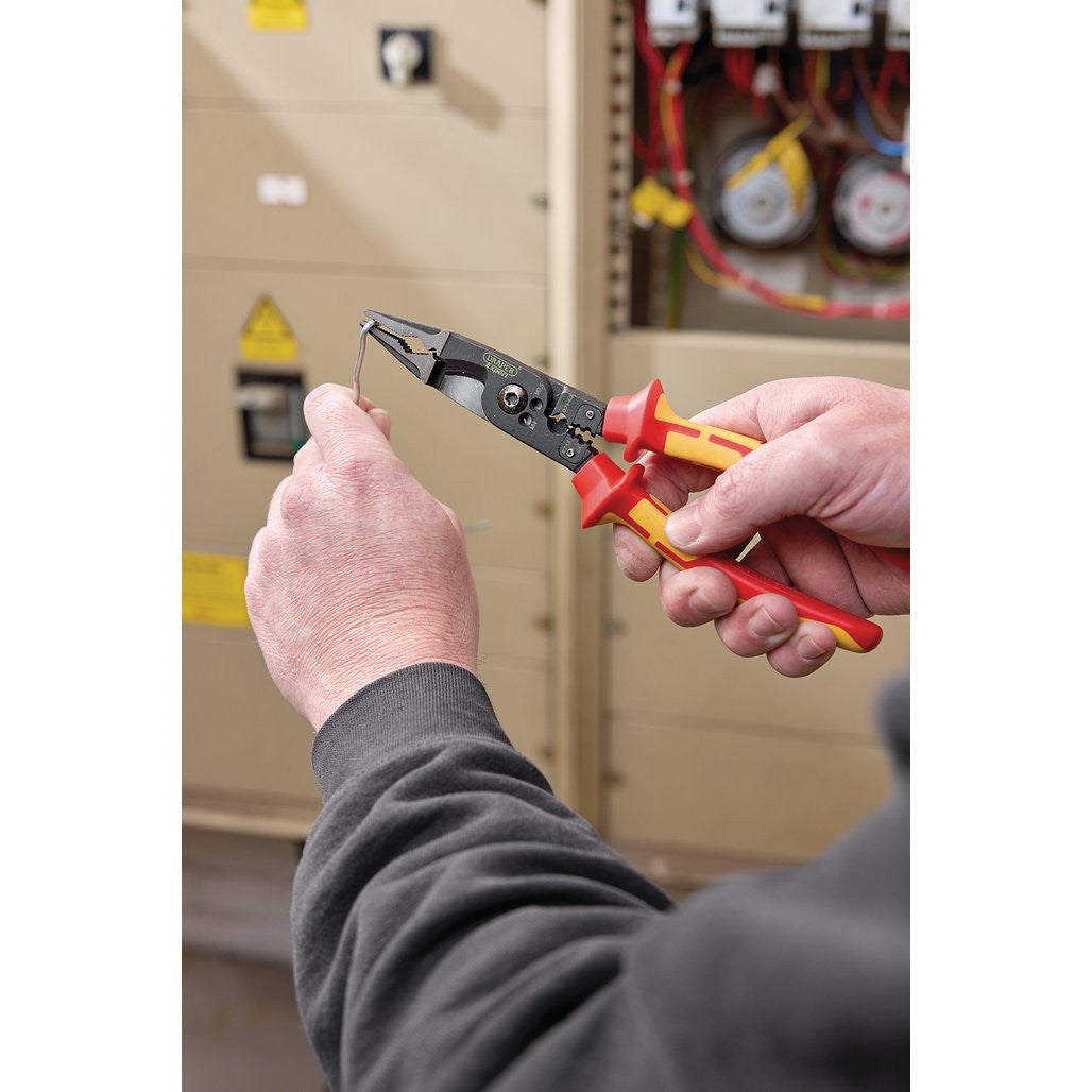 Draper XP1000® VDE 8-in-1 Electricians Pliers, 215mm  94643