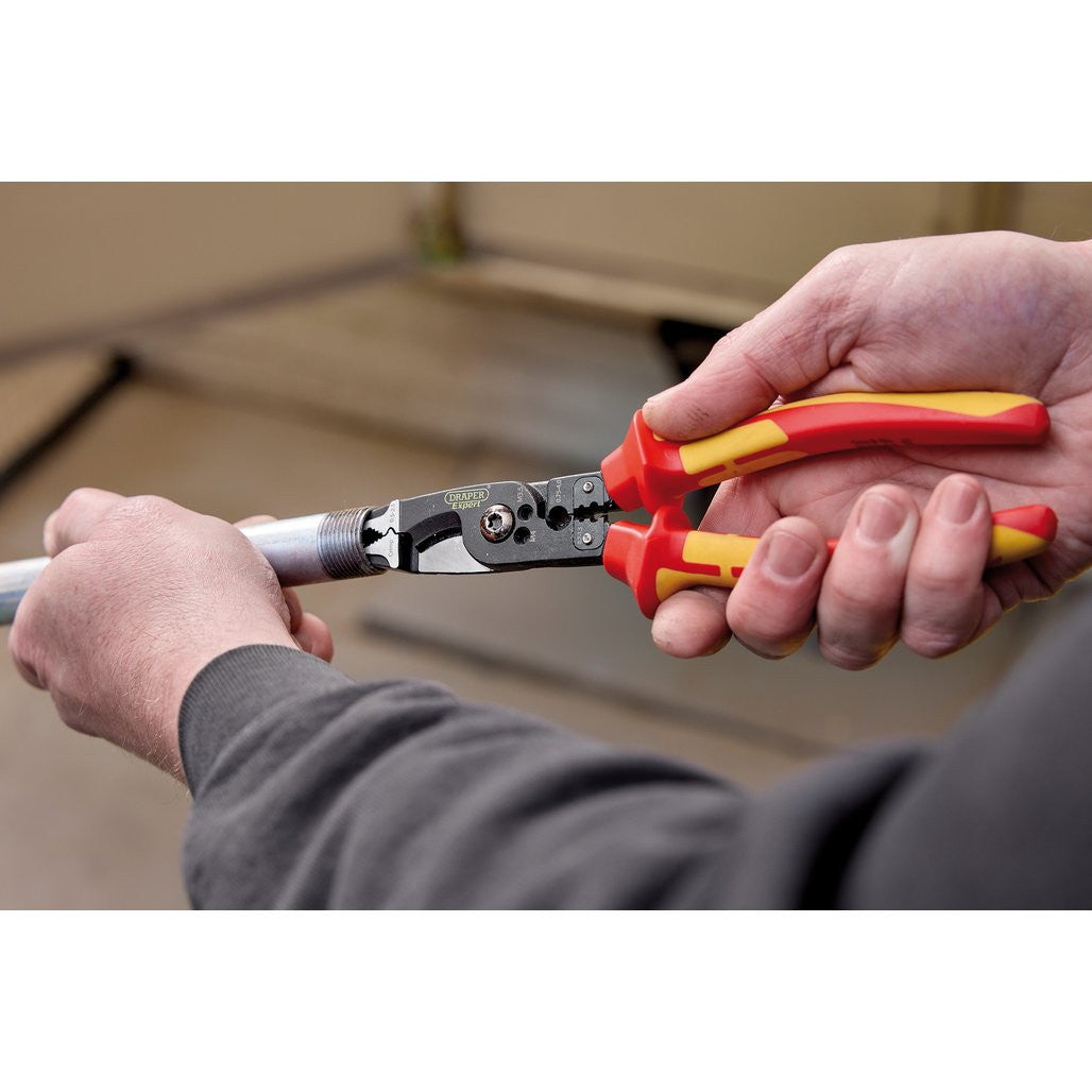 Draper XP1000® VDE 8-in-1 Electricians Pliers, 215mm  94643