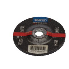 Draper DPC Metal Grinding Disc, 100 x 6 x 16mm  94792