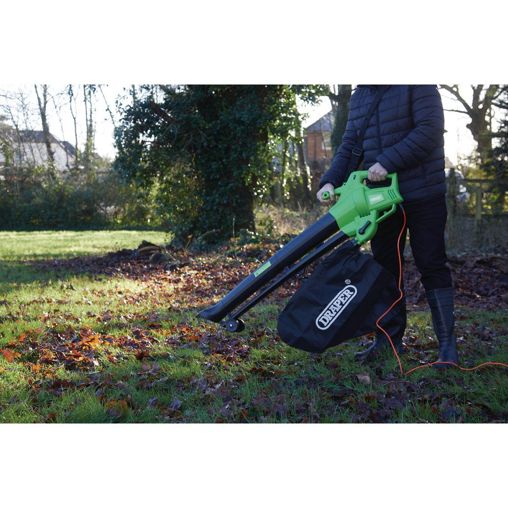 Draper 230V Garden Vacuum, Blower and Mulcher, 3000W  94794