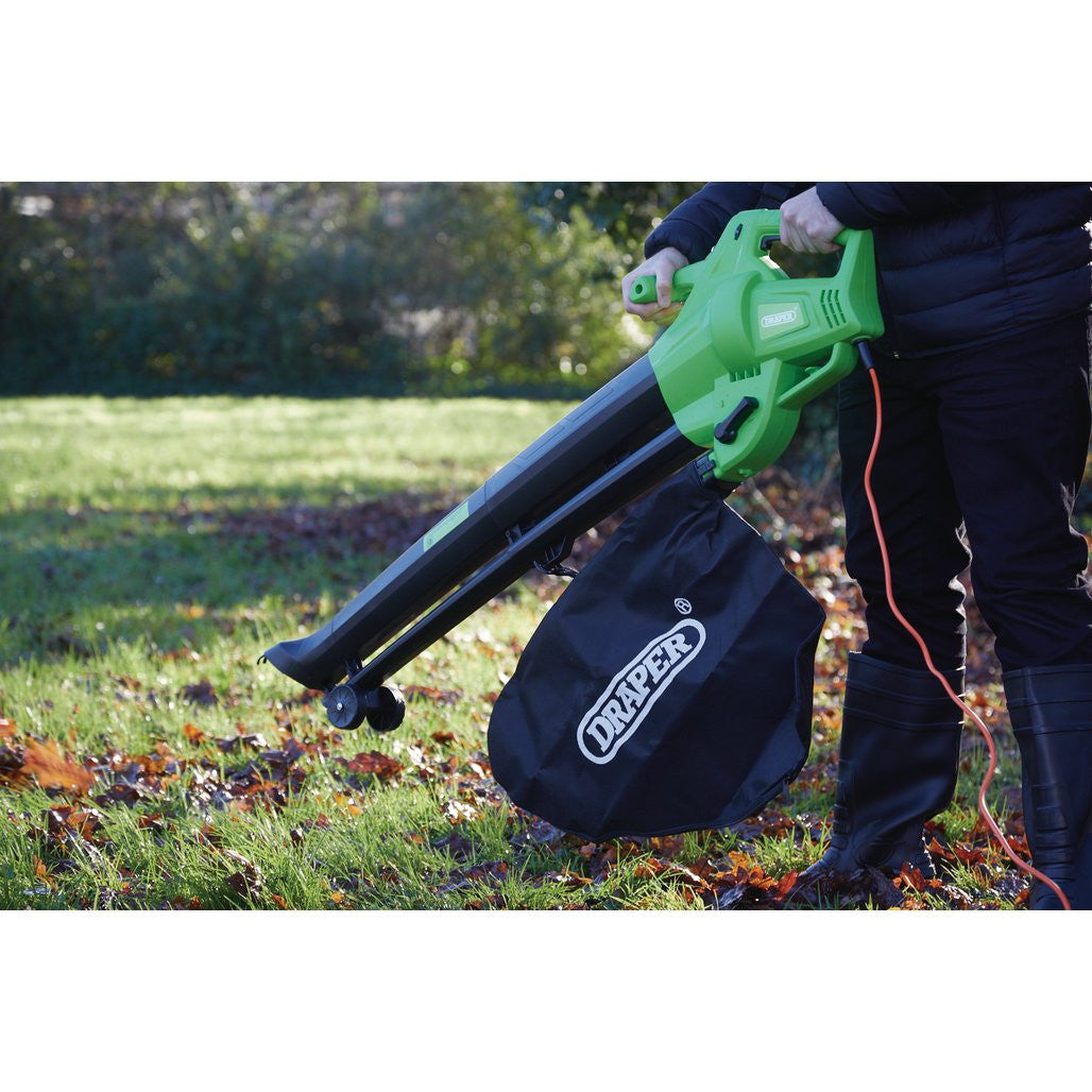 Draper 230V Garden Vacuum, Blower and Mulcher, 3000W  94794