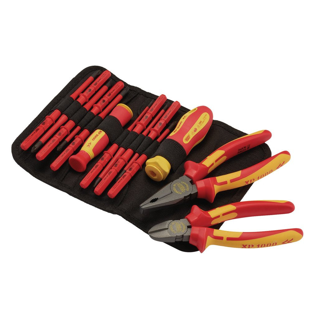 Draper XP1000® VDE Slimline Interchangeable Screwdriver and Pliers Set (14 Piece)  94860
