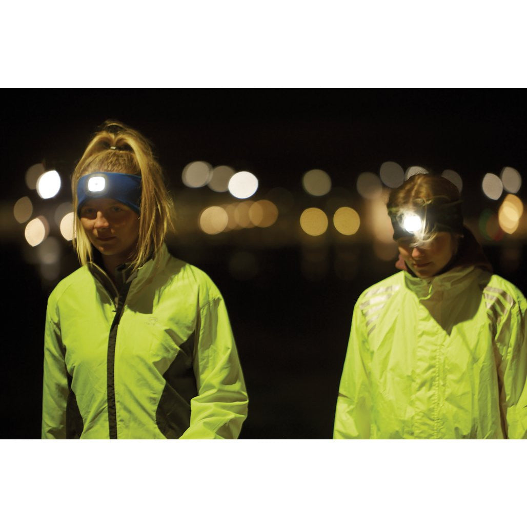 Draper Headband with USB Rechargeable LED Torch, 1W, Blue, One Size