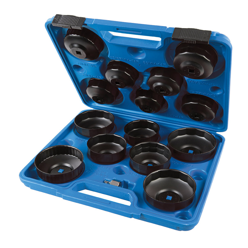 Silverline Oil Filter Wrench Set 15pce 952159