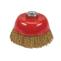 Silverline Brassed Steel Crimp Cup 969731
